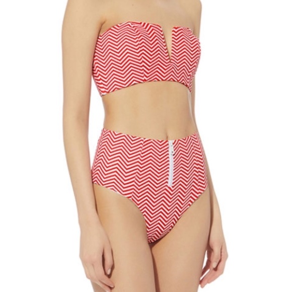Onia Other - ONIA Leah chevron bikini - NWT $196
